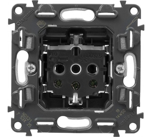 Valena Мех IN'MATIC Розетка с/з, винт.зажим  753025  Legrand