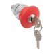 Исполнительный механизм кнопки XB4 "Грибок" красный поворотный с фиксацией с замком EKF PROxima    XB4BA1F-R   EKF 
