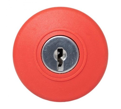 Исполнительный механизм кнопки XB4 "Грибок" красный поворотный с фиксацией с замком EKF PROxima    XB4BA1F-R   EKF 