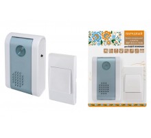 Звонок беспроводной в розетку "народный" ЗБР-Н-11/1-32М (32 мелодии, кнопка IP30, AC 230V, открытый код)  SQ1901-0121  TDM