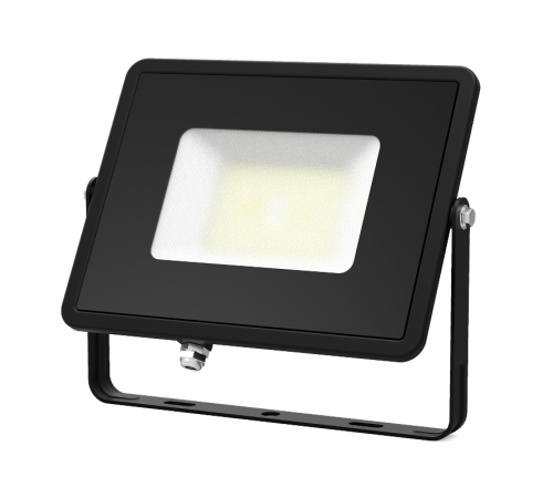 Прожектор светодиодный  Qplus 50W 4500lm IP65 6500К черный   613511350   Gauss