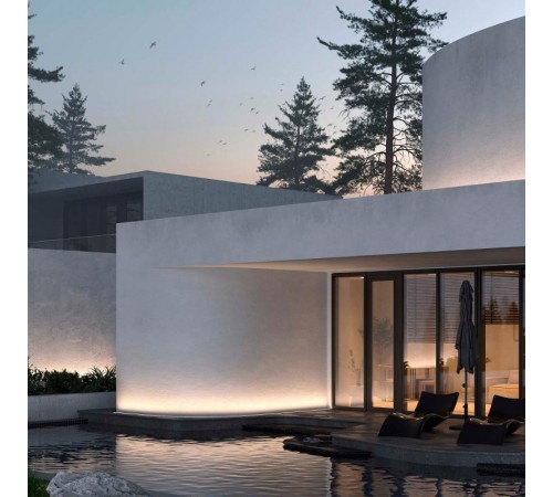 Светодиодная лента герметичная MOONLIGHT-SIDE-X280-16x16mm 24V Day4000(10 W/m, IP67, 15m, wire x1) (Arlight, Вывод боковой, 5 лет)  044244 Arlight