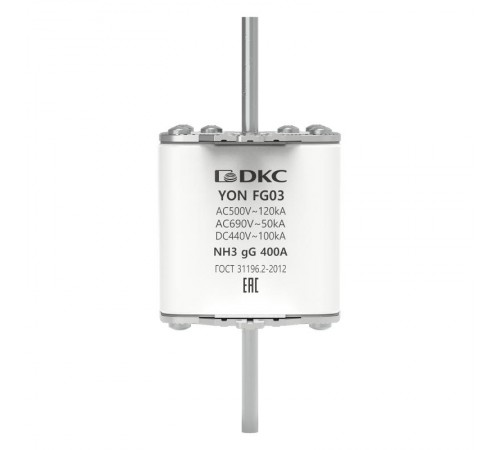 Предохранитель YON ножевого типа FG3 с одинарной индикацией 400А  1FG03-0400  DKC
