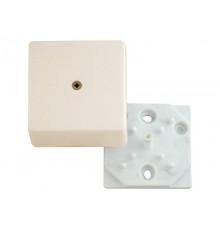 Коробка распределительная 60х60х30 без клеммника слоновая кость IP40  КРК2701 02-01  HEGEL