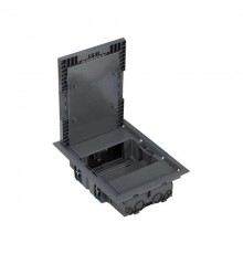 Simon CIMA 500 Люк на 2 модуля 500CIMA (4 модуля 45х45 мм), горизонт.подкл., глубина 69мм, посадка 250х178мм, серый  52050202-035  Simon