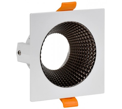 Светильник точечный  4110 встр. поворотн. GU10 белый/шокол. пласт.  LT-UVB0-4110-GU10-1-K30  IEK