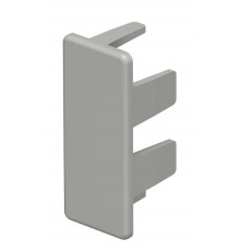 Торцевая заглушка кабельного канала WDK 15x40 мм (ПВХ,серый) (WDK HE15040GR)  6158722  OBO Bettermann