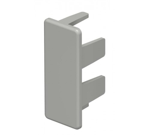 Торцевая заглушка кабельного канала WDK 15x40 мм (ПВХ,серый) (WDK HE15040GR)  6158722  OBO Bettermann