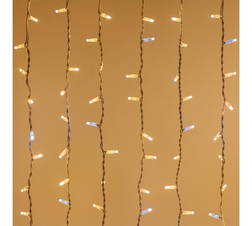 Светодиодная гирлянда ARD-CURTAIN-PRO-2000x3000-WHITE-760LED-FLASH WARM/WHITE (230V, 70W)  026062  Arlight