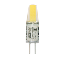 Лампа светодиодная LED 2,5Вт G4 12В 3000К PLED-G4 COB (LED driver) капсульная  2855749  Jazzway
