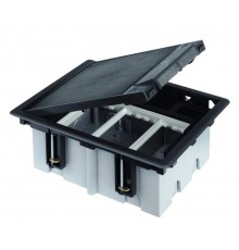 Simon Connect Люк в пол на 1 S-модуль (2 модуля К45), глубина 70-100мм, бетон, серый  SF170-1  Simon