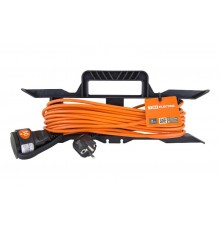 Удлинитель-шнур силовой на рамке УШ6  (штепс. гнездо, 30м ПВС 2х0,75)  SQ1302-0306  TDM