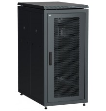 Шкаф сетевой 19" LINEA N 24U 600х1000 мм перфорированная передняя дверь черный  LN05-24U61-P  ITK