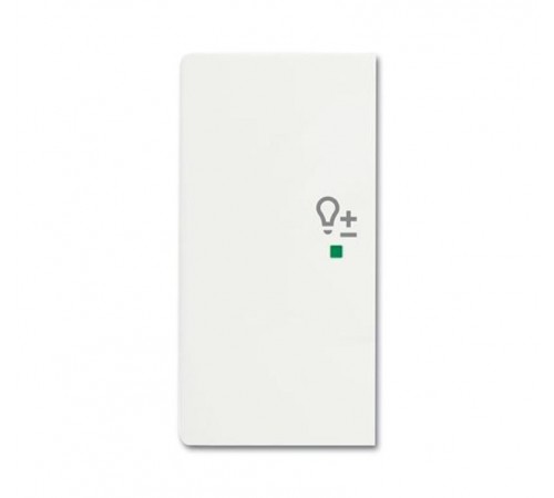 Клавиша двойная левая free@home, светорегулятор, future, цвет белый бархат6220-0-0610 ABB