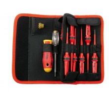 Набор стержней диэлектрических SL/PH/PZ/TX и рукоятка E-SMART в поясной сумке, 12шт 06381204  06381204  Felo