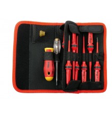 Набор стержней диэлектрических SL/PH/PZ/TX и рукоятка E-SMART в поясной сумке, 12шт 06381204  06381204  Felo