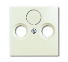ABB Basic 55 Шале (белый) Накладка TV-FM (SAT) розетки  1724-0-4316   2CKA001724A4316  ABB