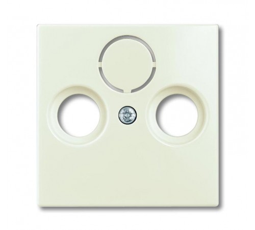 ABB Basic 55 Шале (белый) Накладка TV-FM (SAT) розетки  1724-0-4316   2CKA001724A4316  ABB