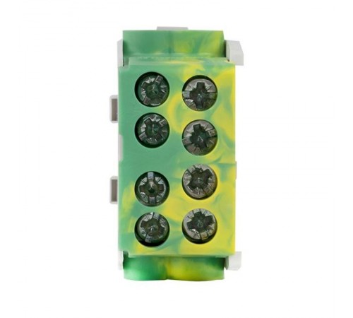 Клемма распределительная КСР с двойным винтом 2x25/2x16 желто-зеленая PROxima  ksr-2.25-2.16-y-green  EKF