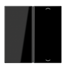 Клавиша для сенсорного модуля KNX, одиночная, черная  LS401TSAPSW  Jung