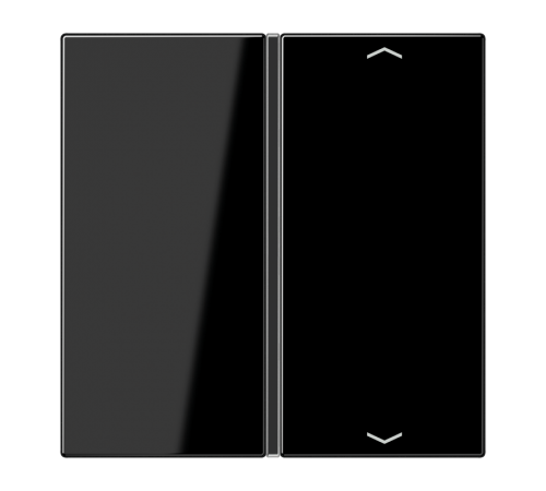 Клавиша для сенсорного модуля KNX, одиночная, черная  LS401TSAPSW  Jung