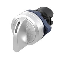 Головка переключателя на 3 положения с возвратом стандартная ручка, черный, алюминий  M22S-M3A  DKC