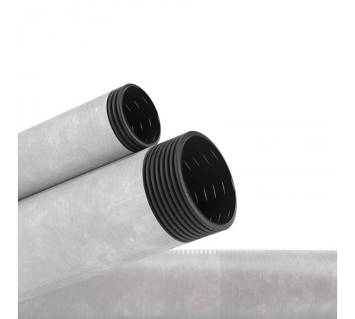Труба двустенная гибкая дренажная 110мм, SN8, с геофильтром, перфорация 360 град., черный  141911A-8K  DKC