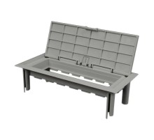 Лючок в каб. каналы PK на 3 модуля 45х45 KOPOBOX MINI P (HB)  KOPOBOX MINI P_HB  Kopos