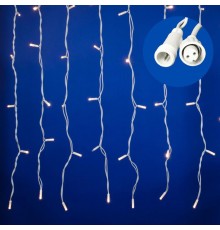 Занавес светодиодный  с эффектом мерцания ULD-C2030-240/TWK WARM WHITE IP67   3х2м соед. 240 диодов тепл белый свет, шнур белый  UL-00003684  Uniel