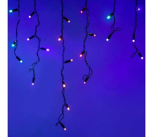 Светодиодная гирлянда ARD-EDGE-CLASSIC-2400x600-BLACK-88LED-LIVE RGB (230V, 6W)  026015  Arlight