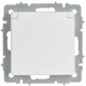 BRITE Розетка 1-местная с заземлением с защитными шторками и крышкой 16А IP20 РСбш10-3-БрАБ арктический белый   BR-R16-16-K91  IEK