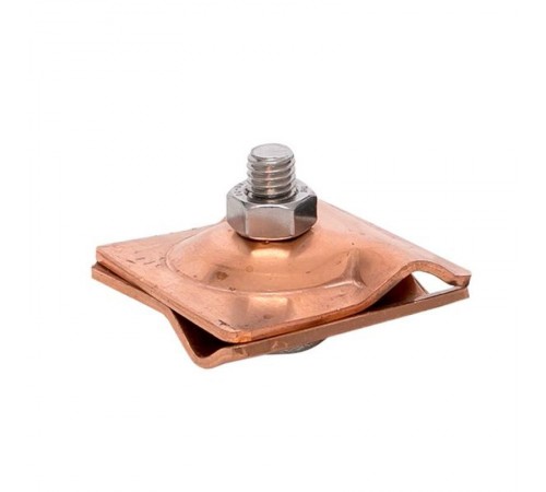 Зажим прута универсальный (пластина 45x45мм) Cu EKF PROxima   lp-g3103-cu   EKF