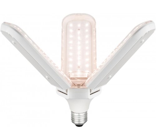 Фитолампа для растений светодиодная  GREEN LINE ФИТО-30W-PFR-E27-GR 3-х лепестковая полного спектра 30 Вт Е27  Б0064518  ЭРА