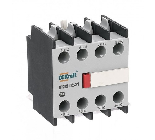 Приставка контактная доп.контакты 3НО+1НЗ ли  24106DEK  DEKraft