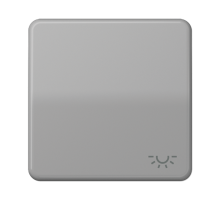 Клавиша с символом "освещение"; серая  CD590LGR  Jung