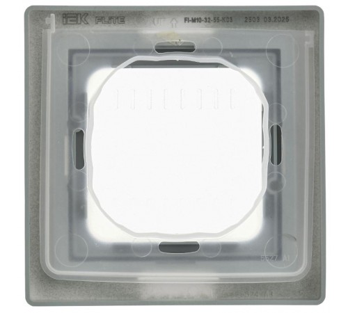 FLITE Рамка 1-местная IP55 Рпро-1-55-ФлС серый  FI-M10-32-55-K03  IEK