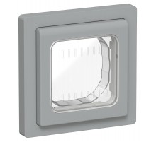 FLITE Рамка 1-местная IP55 Рпро-1-55-ФлС серый  FI-M10-32-55-K03  IEK