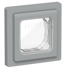 FLITE Рамка 1-местная IP55 Рпро-1-55-ФлС серый  FI-M10-32-55-K03  IEK