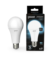 Лампа светодиодная Black LED A70 22W E27 1640lm 4100K  102502222  Gauss