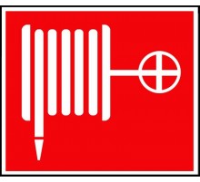 Знак пожарной безопасности ПБ03 Пожарный гидрант 350x350 мм  ПБ03 350350  TechnoLux