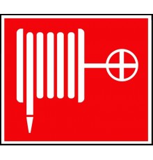 Знак пожарной безопасности ПБ03 Пожарный гидрант 350x350 мм  ПБ03 350350  TechnoLux