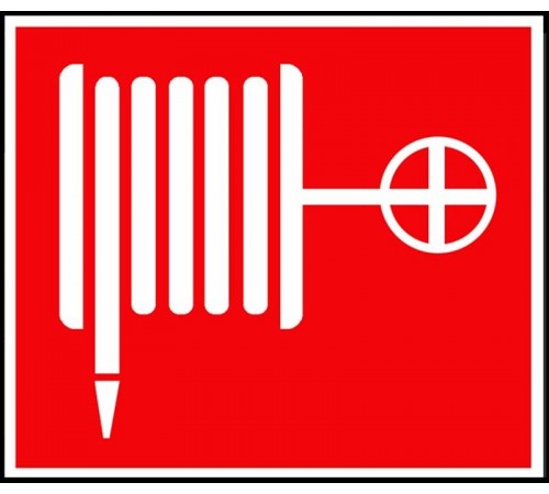 Знак пожарной безопасности ПБ03 Пожарный гидрант 350x350 мм  ПБ03 350350  TechnoLux
