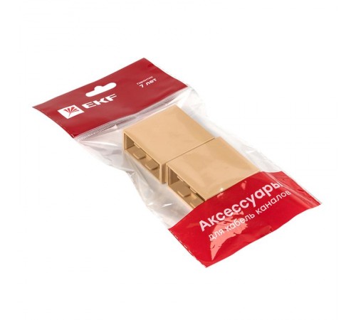 Соединитель (40х16) (4 шт) Plast EKF PROxima   под светлое дерево    conl-40-16x4   EKF 