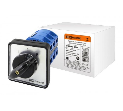 Кулачковый переключатель КПУ11-40/11 (реверс)  SQ0715-0076  TDM