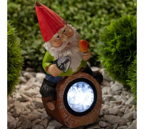 Cветильник садовый декоративный SL-RSN24-GN-4M на солнечной батарее, полистоун, цветной, 24,3 см  Б0032586  ЭРА