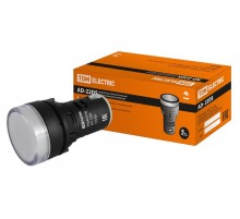 Лампа AD-22DS(LED)матрица d22мм белый 110В AC/DC   SQ0702-0028  TDM