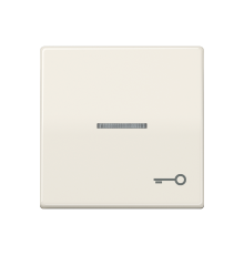 Клавиша для выключателя с окошком для подсветки и символом "замок"; слоновая кость AS591KO5T Jung