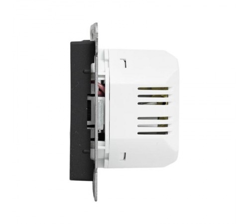 Механизм розетки USB-С, быстрая, чёрная Эпика EKF  UP1-SOB-USBCF  EKF