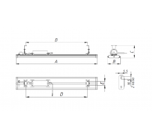 Светильник светодиодный ДСП FACTORY G2 (900) 100W D120 840 GY 100Вт 4000К IP65 прозрачн.  1508000190  Световые технологии
