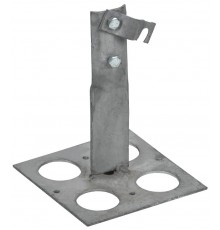 Дер. пр. кр. 6-10мм вин. пл. кр. h=150мм оц. сталь TD  ZDP85-13-1-16-150  IEK